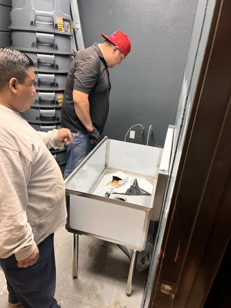 Commercial plumbing and sink installation in Perdew Island